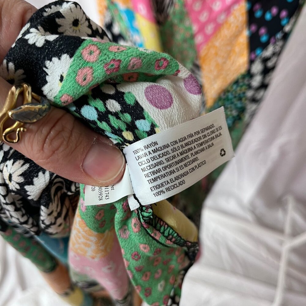 RIXO for Target Patchwork Sleeveless Slip Dress XL - image 7